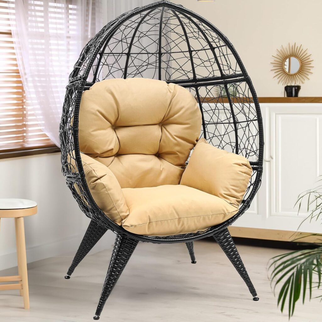 Boho Egg Chair with Stand